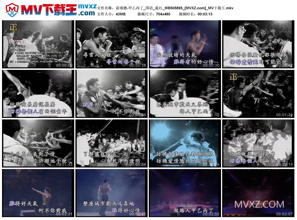 雷颂德-甲乙丙丁_国语_流行_MB505895
